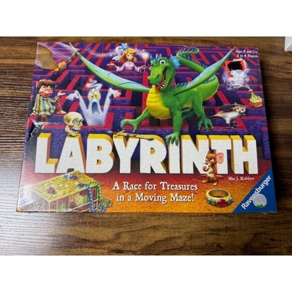 "Labyrinth" Board Game, Race for Treasure in Maze, Ravensburger 2015, New Sealed - Picture 1 of 3